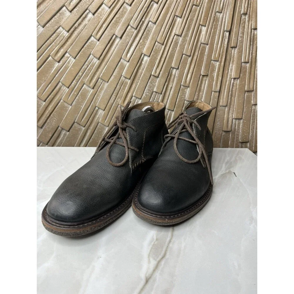 Lucky Brand Chukka Ankle Short Boots Men Sz 8 M Leather Gray